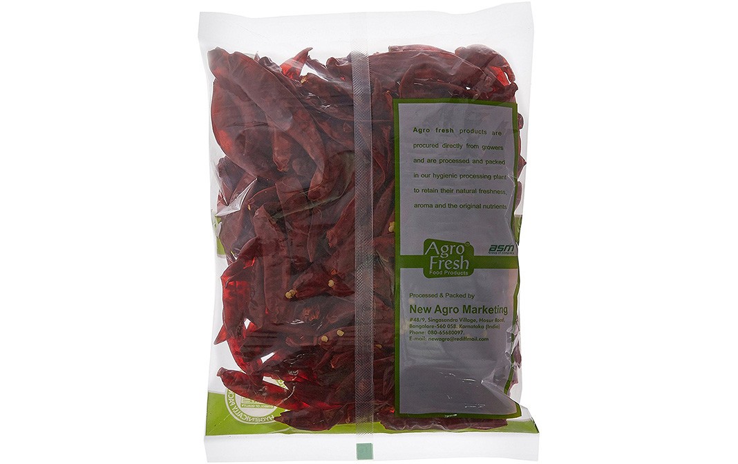 Agro Fresh Premium Guntur Chilly    Pack  200 grams